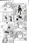 Custom_Zombie_Girl monochrome monster_girl plot_filler vampress zombie // 1095x1600 // 570.9KB