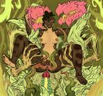 Artist_Squikinky monster_girl plants willing // 1000x938 // 931.8KB