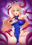 Tentacle blond bondage heroine_in_trouble torn_clothes // 849x1200 // 718.9KB