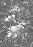 Pretty_Cure Tentacle comic double_penetration monochrome neck oral small_breasts // 800x1125 // 139.6KB