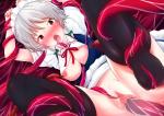 Touhou izayoi_sakuya red_eyes tears uncensored vaginal_penetration // 1600x1131 // 236.5KB