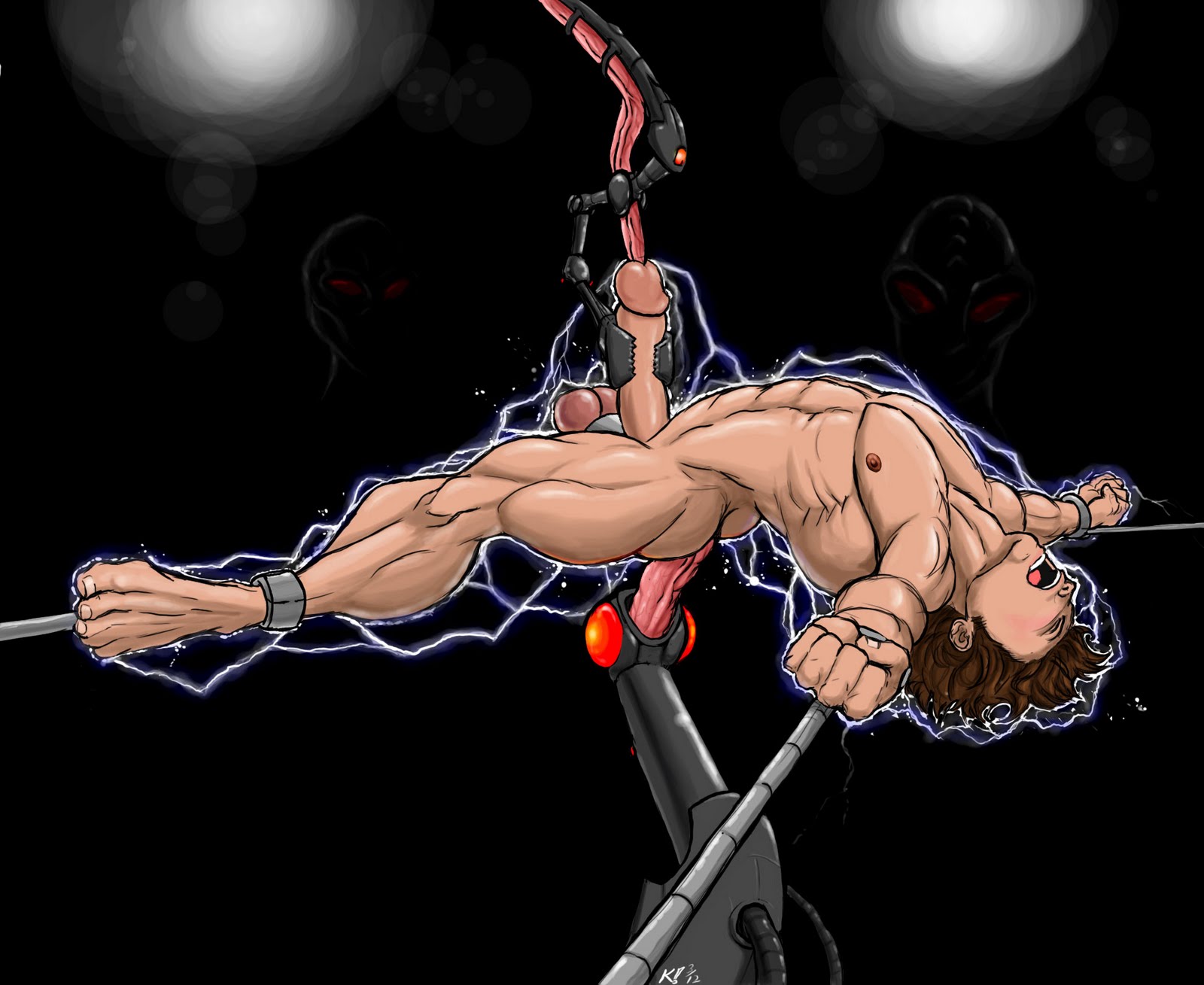 tentaclerape.net Image 17213: anal electrocution gay machine male penetrati...